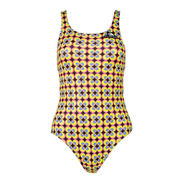 Turbo Badedragt Flower 70 Gul XL Kvinde
