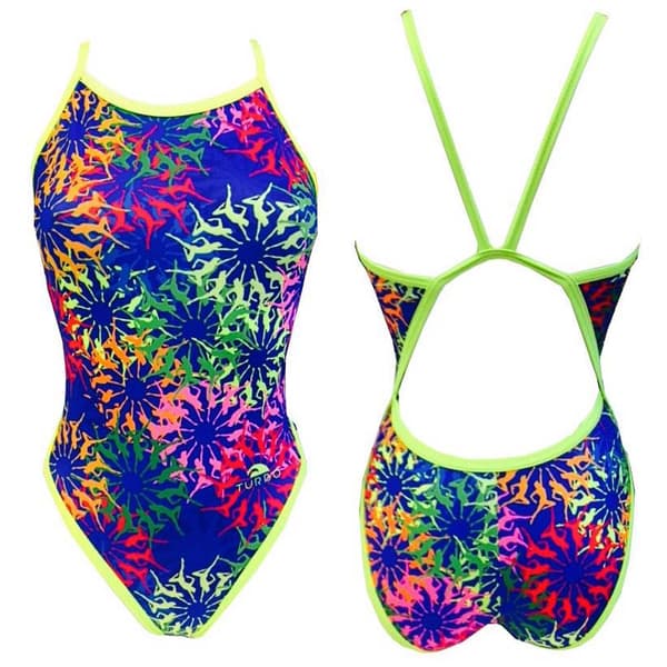 Turbo Badedragt Rueda Sincro Flerfarvet 2XL Kvinde