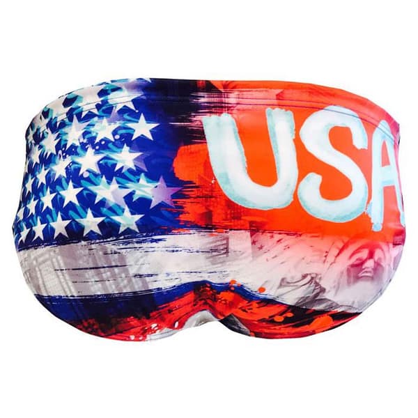 Turbo Uimahousut Usa Painting 2017 Punainen,Sininen 5XL Mies