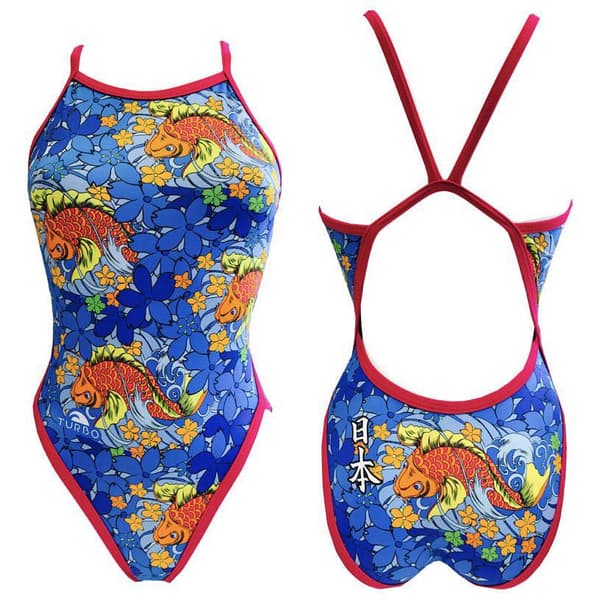 Turbo Badedragt Japan Vibes Flerfarvet 5XL Kvinde