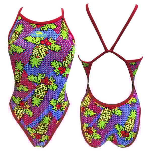 Turbo Badedragt Pineapple Revolution Flerfarvet XL Kvinde