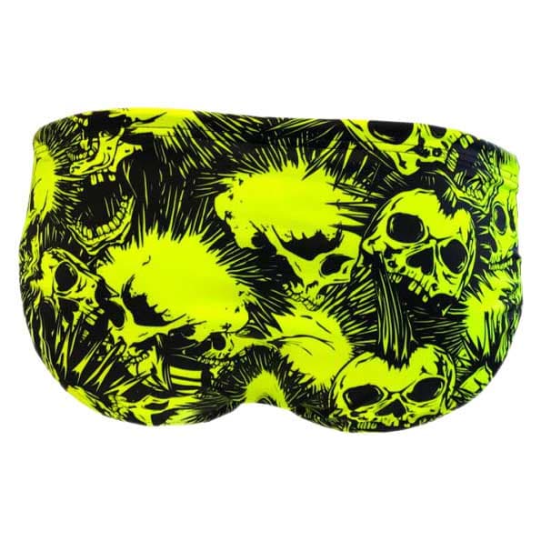 Turbo Simning Kalsonger Skull Punk Gul,Svart S Man