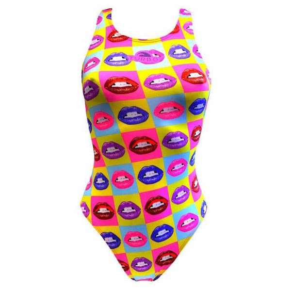Turbo Badedragt Lips Flerfarvet 4XL Kvinde