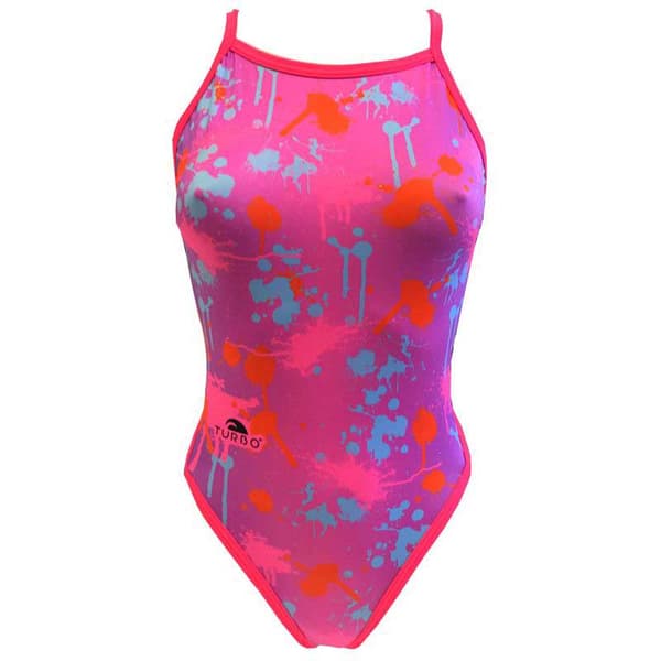 Turbo Uimapuku Splash Pinkki 2XL Nainen