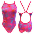 Miniatyrbillede 2 af 2: Turbo Badedragt Splash Rosa 4XL Kvinde