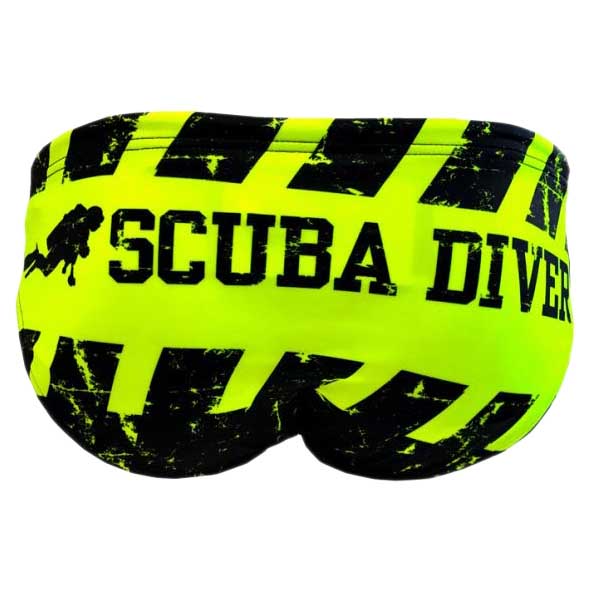 Turbo Simning Kalsonger Scuba Diver Gul 2XL Man