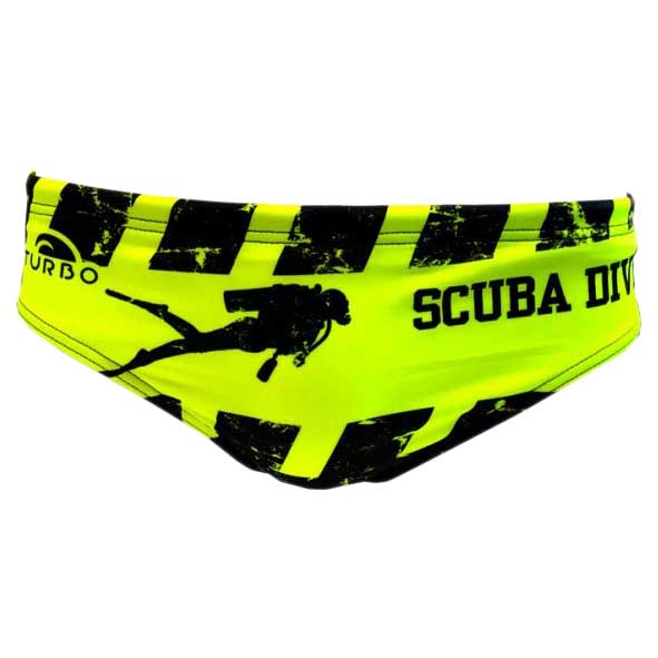 Turbo Simning Kalsonger Scuba Diver Gul 2XL Man