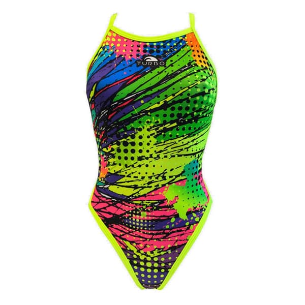 Turbo Uimapuku Kriptonite Keltainen 7-8 Years Tyttö