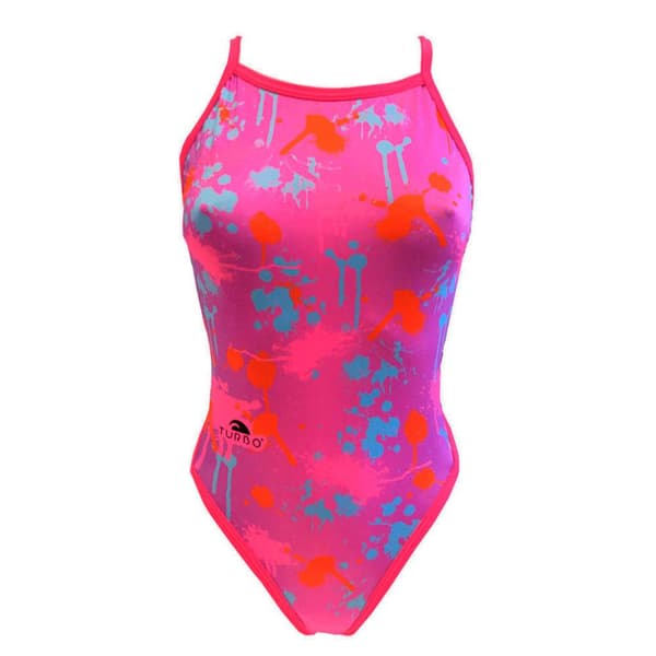 Turbo Badedragt Splash Rosa 7-8 Years Pige