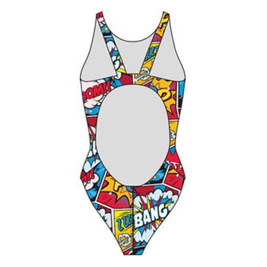 Turbo Badedragt Comic Boom Flerfarvet 5XL Kvinde