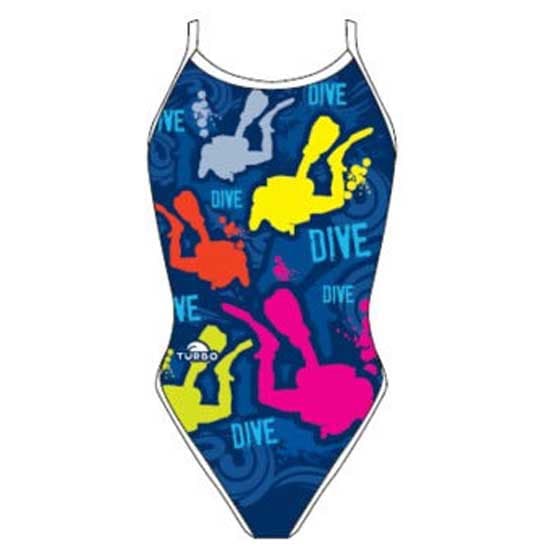 Turbo Badedragt Dive 2016 Revolution Blå L Kvinde
