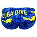 Miniatyrbild 2 av 2: Turbo Simning Kalsonger Scuba Dive Flash Blå 4XL Man