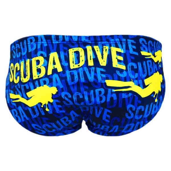 Turbo Simning Kalsonger Scuba Dive Flash Blå 4XL Man