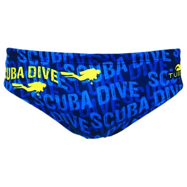 Turbo Simning Kalsonger Scuba Dive Flash Blå 4XL Man