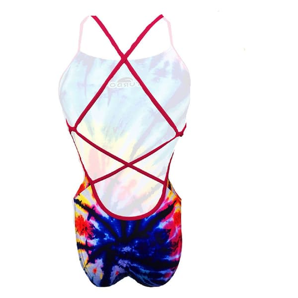 Turbo Badedragt Swirl Flerfarvet 4XL Kvinde
