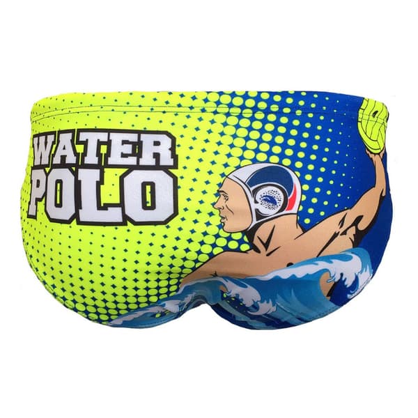 Turbo Svømning Kort New Wp Gul,Blå 4XL Mand