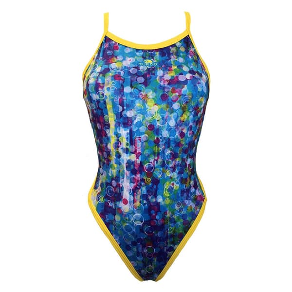 Turbo Badedragt Dots Blå 3XL Kvinde