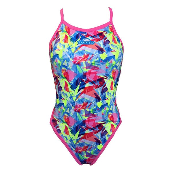 Turbo Badedragt Broken Hearts Flerfarvet 4XL Kvinde