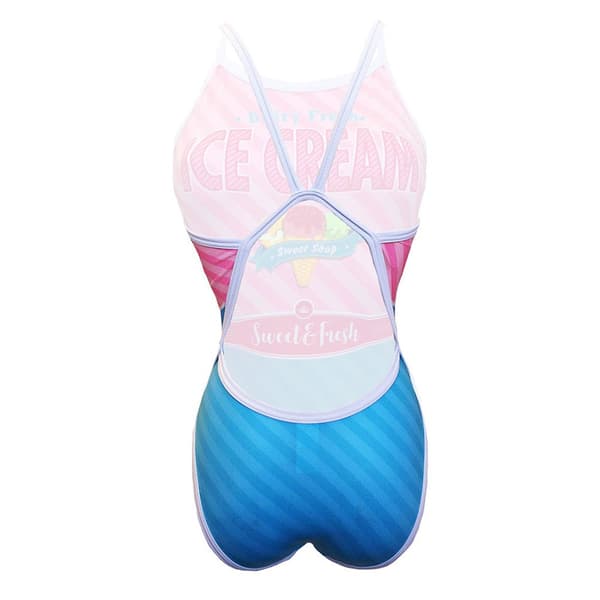 Turbo Badedragt Revolution Sweet&fresh Blå,Rosa 7-8 Years Pige