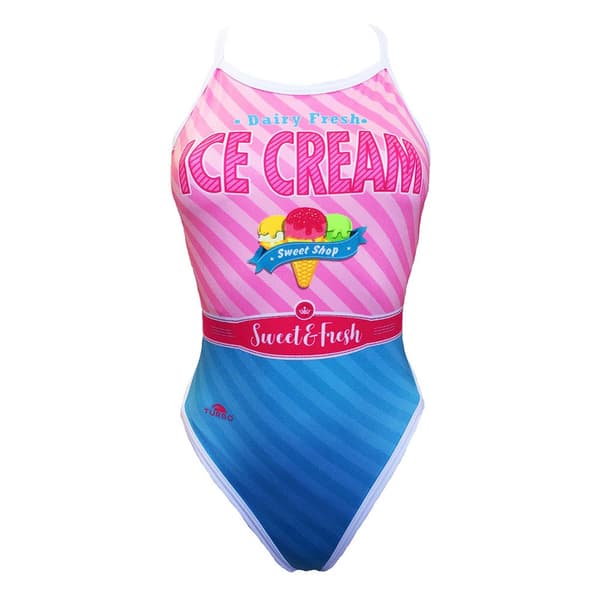 Turbo Badedragt Revolution Sweet&fresh Blå,Rosa 7-8 Years Pige