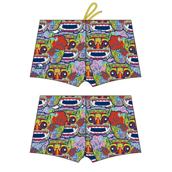 Turbo Swim Boxer Bali Tribal Sininen M Mies
