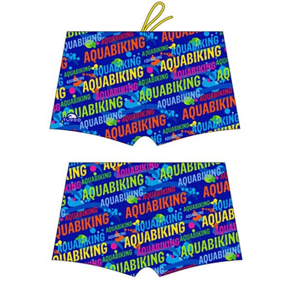Turbo Swim Boxer Aquabiking Letters Sininen XL Mies