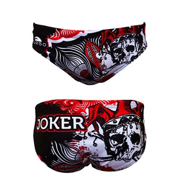 Turbo Svømning Kort Death Joker Sort 5XL Mand