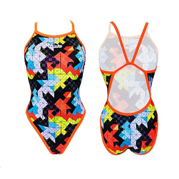 Turbo Badedragt Flexie Orange XL Kvinde