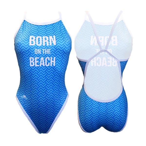 Turbo Badedragt Revolution Born On The Beach Blå 3XL Kvinde
