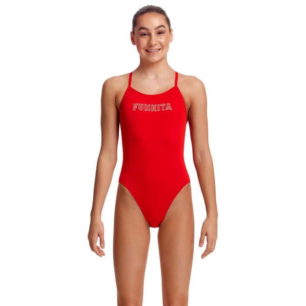 Funkita Uimapuku Fire Punainen 8 Years Tyttö