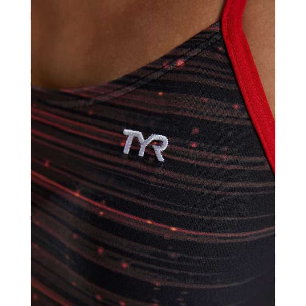 Tyr Badedragt Durafast Elite Cutoutfit Speedwarp Rød 26 Kvinde