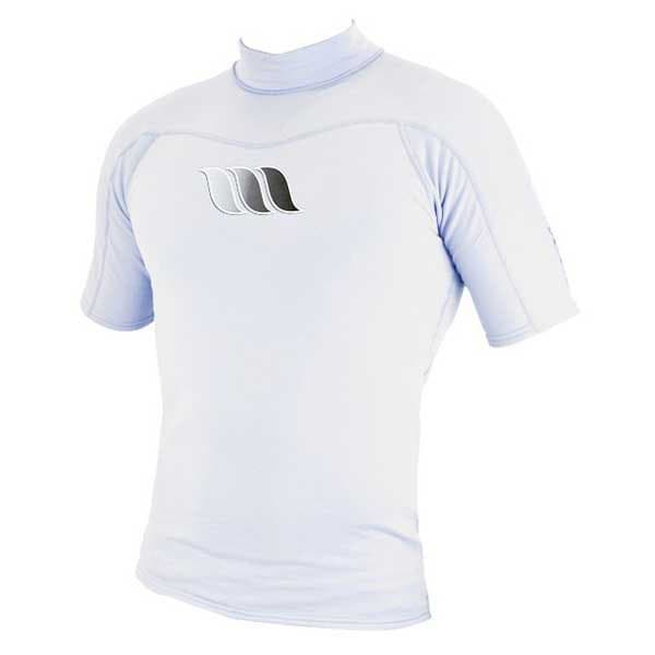 West Kortærmet Rashguard Lycra Core Hvid L