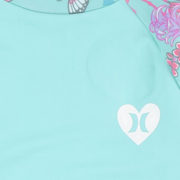 Hurley Pitkähihainen Rashguard Ruffle Vihreä 4T