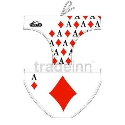 Turbo Uimahousut Ace Of Diamonds Valkoinen L Mies