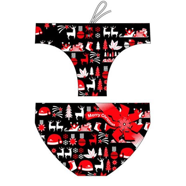 Turbo Uimahousut Christmas Musta L Mies