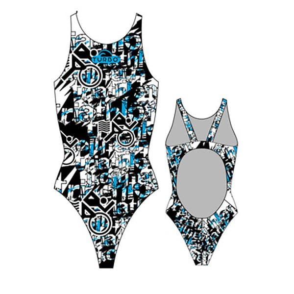 Turbo Badedragt Multi Triahtlon Sort 2XL Kvinde