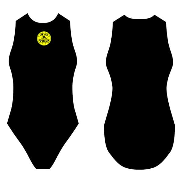 Turbo Badedragt Basic Waterpolo Sort 7-8 Years Pige