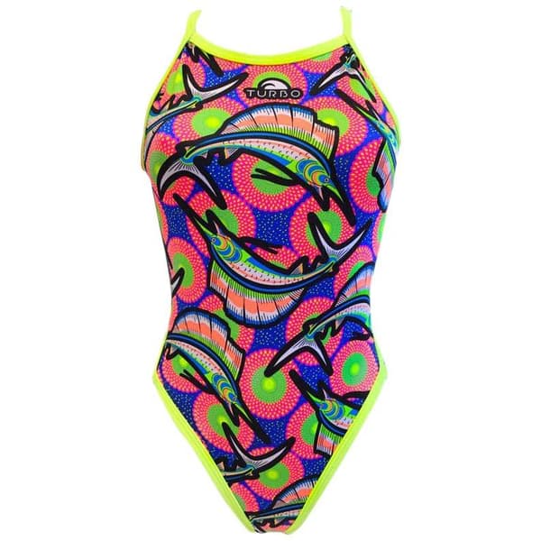 Turbo Badedragt Marlin Revolution Flerfarvet 5XL Kvinde