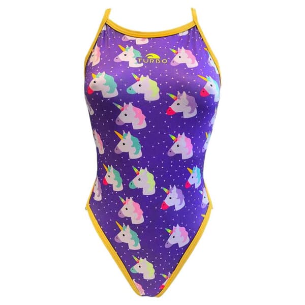 Turbo Badedragt Unicorn Revolution Lilla 3XL Kvinde