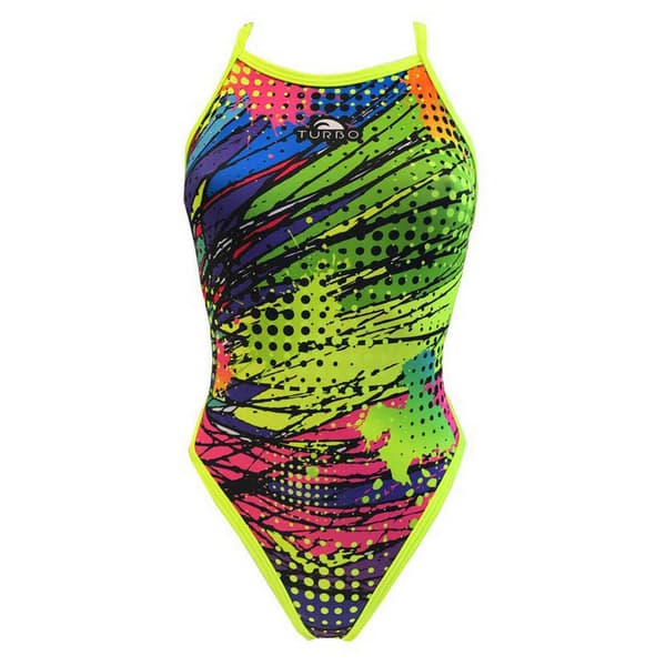 Turbo Badedragt Kriptonite Flerfarvet 4XL Kvinde
