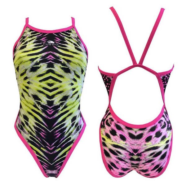 Turbo Badedragt Animal Flerfarvet 5XL Kvinde