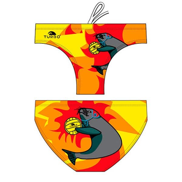 Turbo Svømning Kort Seal Gul,Orange 2XL Mand
