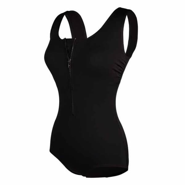 Funkita Badedragt Zip Front Sort AUS 16 Kvinde
