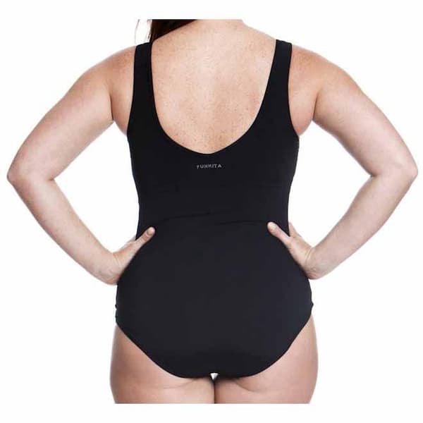 Funkita Badedragt Zip Front Sort AUS 18 Kvinde