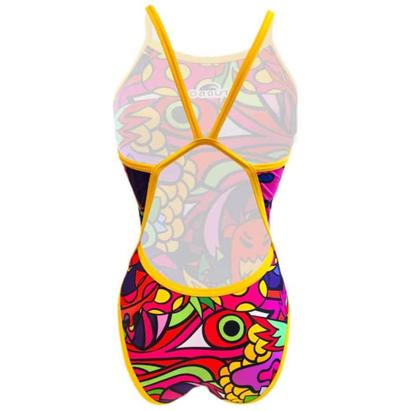Turbo Badedragt Crazy Jungle Revolution Flerfarvet 3XL Kvinde