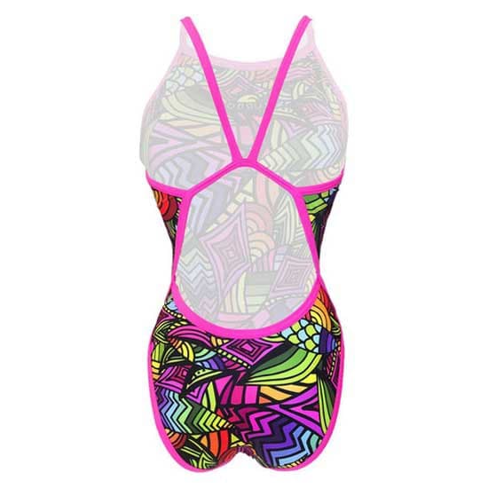 Turbo Badedragt Psycho Revolution Flerfarvet 4XL Kvinde