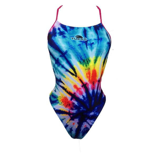 Turbo Badedragt Swirl Flerfarvet 2XL Kvinde