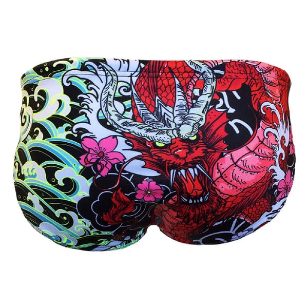 Turbo Svømning Kort Red Dragon Flerfarvet 2XL Mand