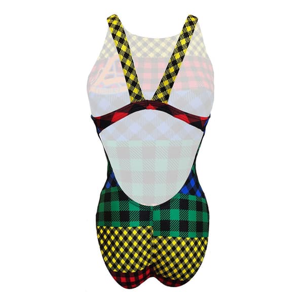 Turbo Badedragt Tartan College Flerfarvet XL Kvinde