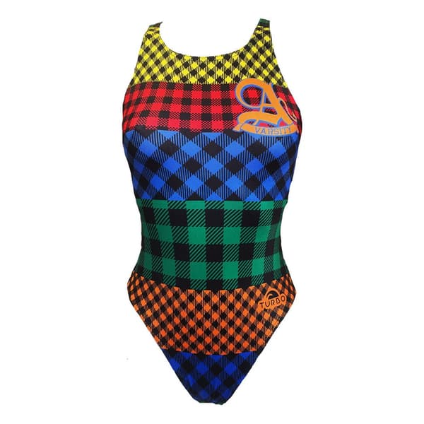 Turbo Badedragt Tartan College Flerfarvet XL Kvinde